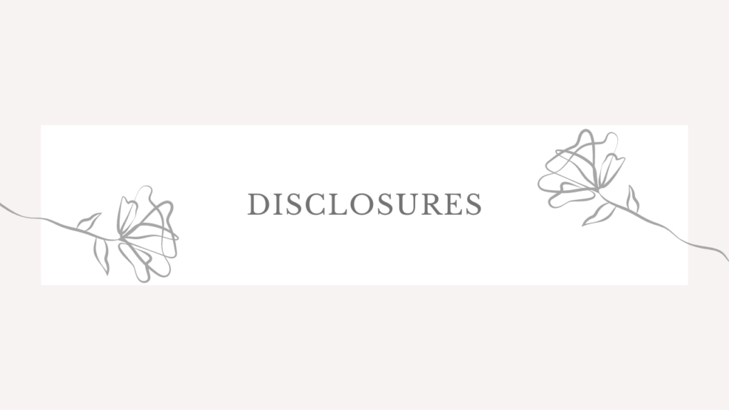 Disclosures 